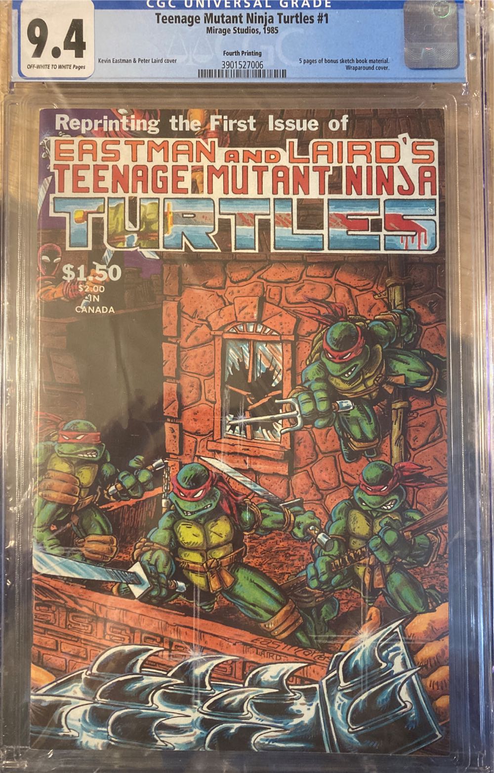 Eastman and Lairds: Teenage Mutant Ninja Turtles - Mirage Studios (1 - Jan 1985) comic book collectible - Main Image 2