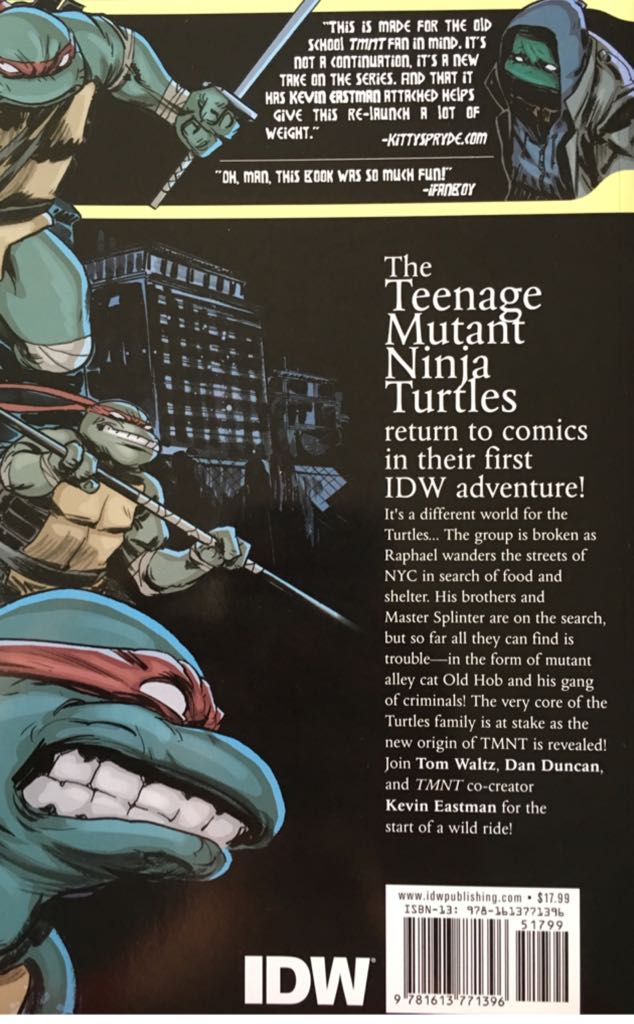 Teenage Mutant Ninja Turtles - IDW Comics (1) comic book collectible [Barcode 978161377139651799] - Main Image 2