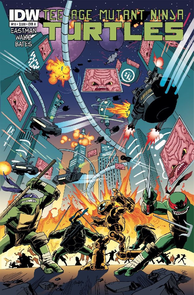 Teenage Mutant Ninja Turtles - IDW (18 - Jan 2013) comic book collectible [Barcode 827714002713] - Main Image 1