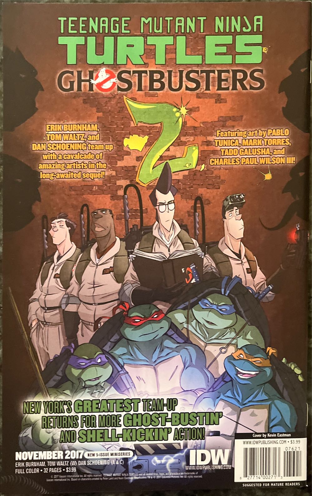 Teenage Mutant Ninja Turtles - IDW Publishing (76 - Nov 2017) comic book collectible [Barcode 82771400271307621] - Main Image 2