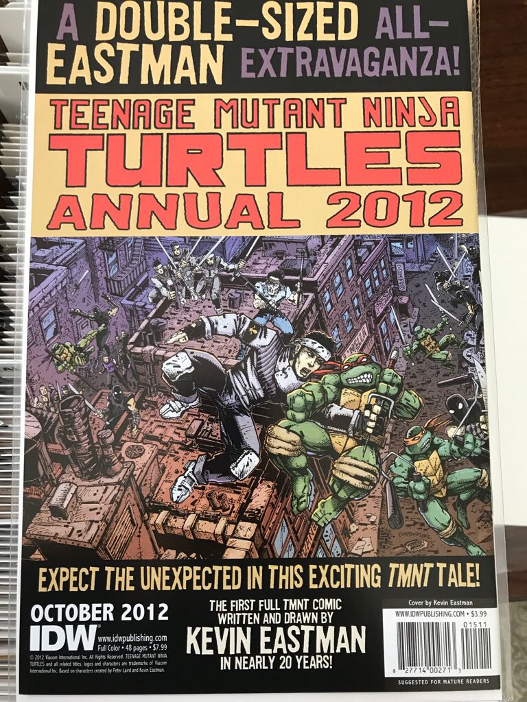 Teenage Mutant Ninja Turtles - IDW (15 - Oct 2012) comic book collectible [Barcode 82771400271301511] - Main Image 2