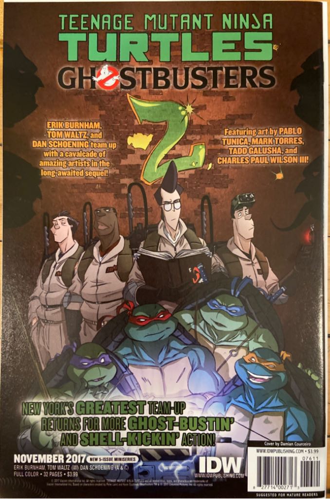 Teenage Mutant Ninja Turtles - IDW Publishing (76 - Nov 2017) comic book collectible [Barcode 82771400271307611] - Main Image 2