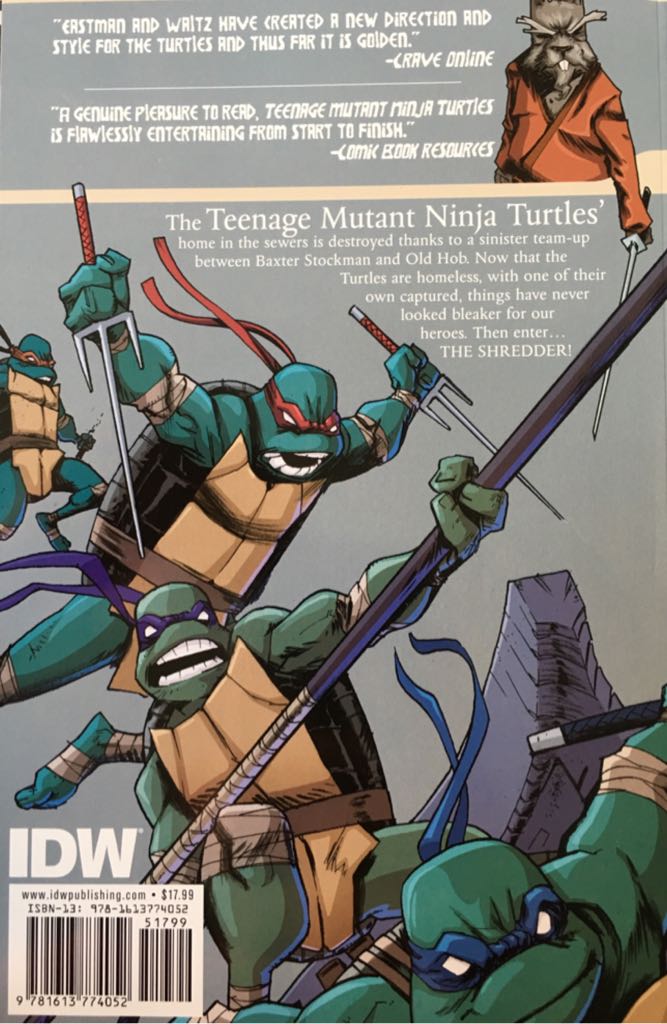 Teenage Mutant Ninja Turtles - IDW comic book collectible [Barcode 978161377405275] - Main Image 2