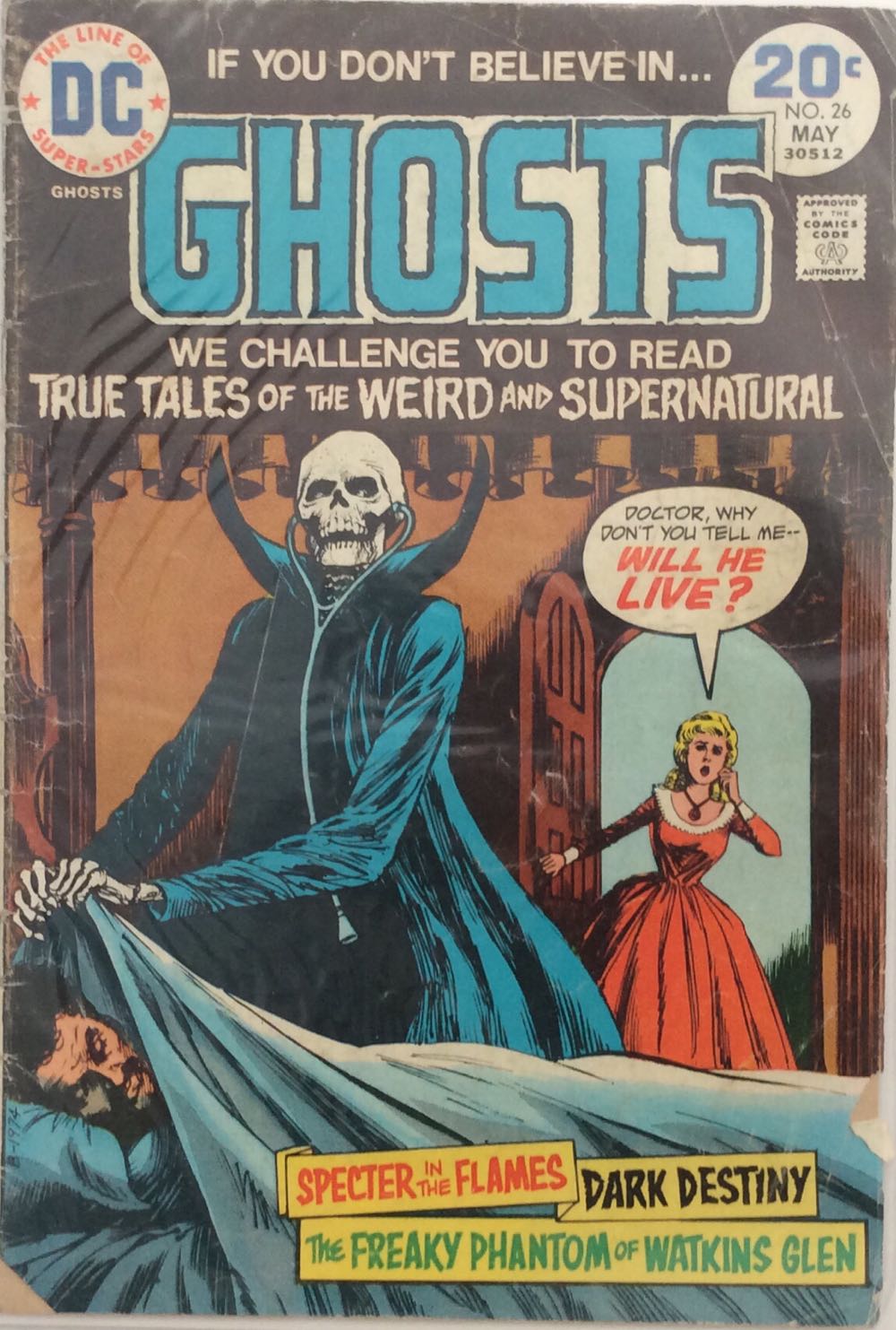 Ghosts #26 - DC (26 - May 1974) comic book collectible [Barcode 070989305120] - Main Image 2