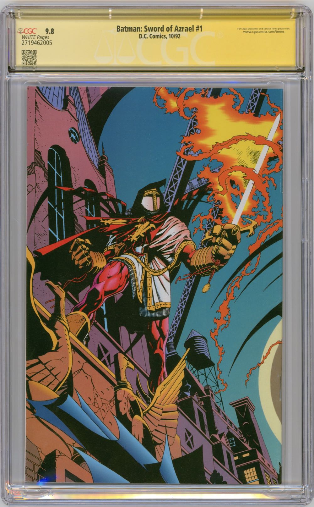 Batman: Sword Of Azrael - DC Comics (1 - Oct 1992) comic book collectible [Barcode 028074022728] - Main Image 2