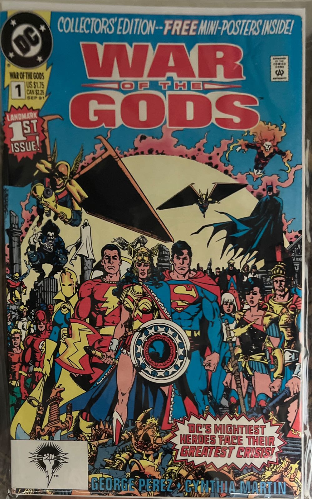 War Of The Gods - DC Comics Inc. (1 - Dec 1991) comic book collectible [Barcode 07098931246309] - Main Image 2