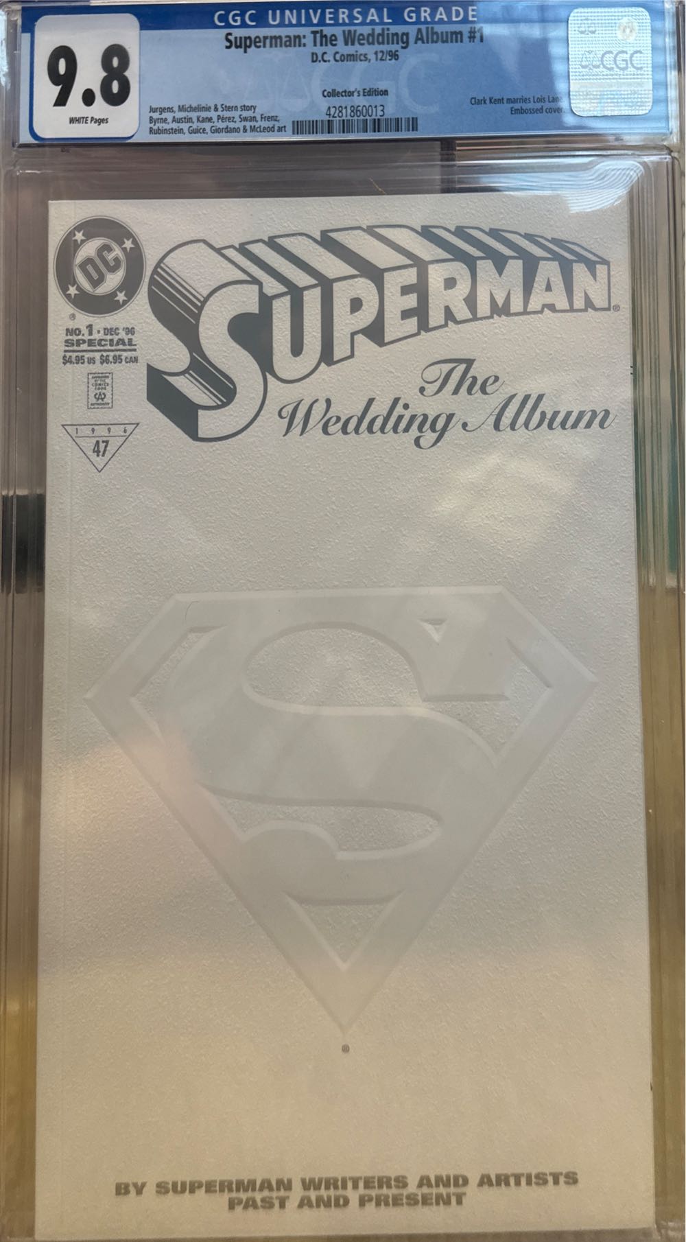 Superman: The Wedding Album - DC Comics (1 - Dec 1996) comic book collectible [Barcode 76194120999900111] - Main Image 3