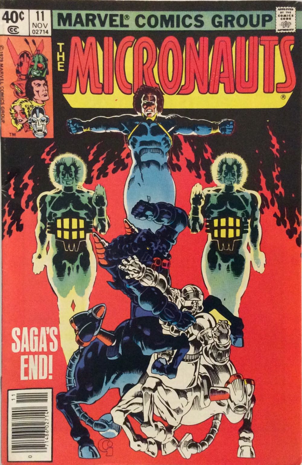 Micronauts, The - Marvel Comics (11 - 11/1979) comic book collectible [Barcode 071486027140] - Main Image 2