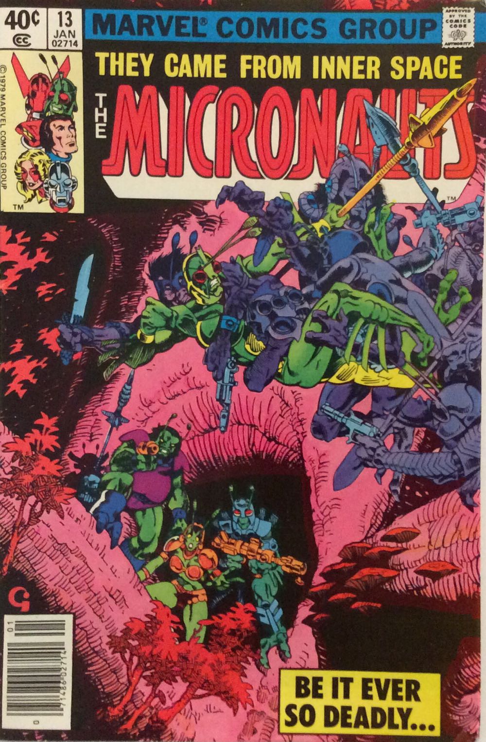 The Micronauts - Marvel Comics (13 - 01/1980) comic book collectible [Barcode 071486027140] - Main Image 2