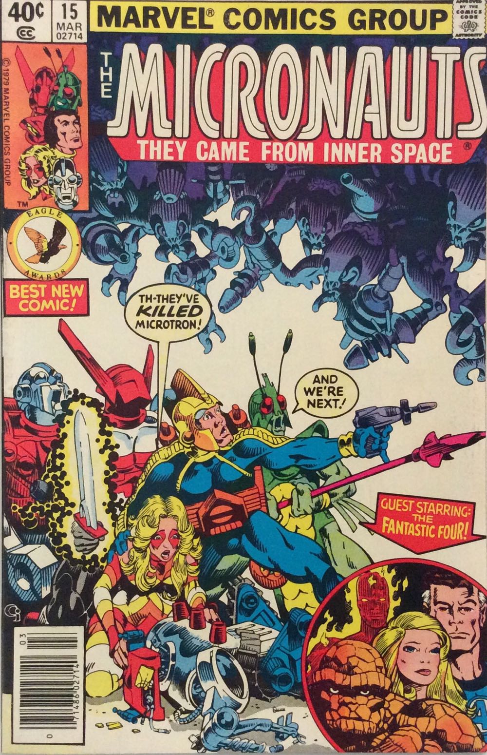 The Micronauts - Marvel Comics (15 - 03/1980) comic book collectible [Barcode 071486027140] - Main Image 2