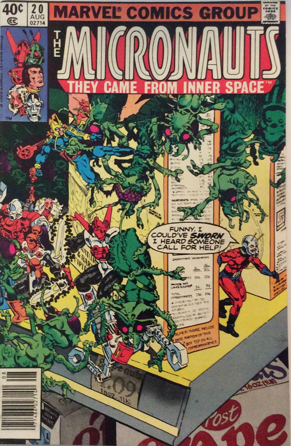 Micronauts, The - Marvel Comics (20 - 08/1980) comic book collectible [Barcode 071486027140] - Main Image 2