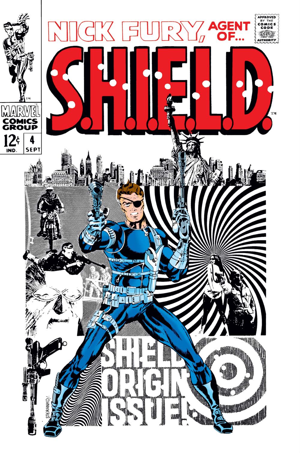 Nick Fury Agent Of Shield  (4 - Sep 1968) comic book collectible [Barcode 024885211535] - Main Image 2