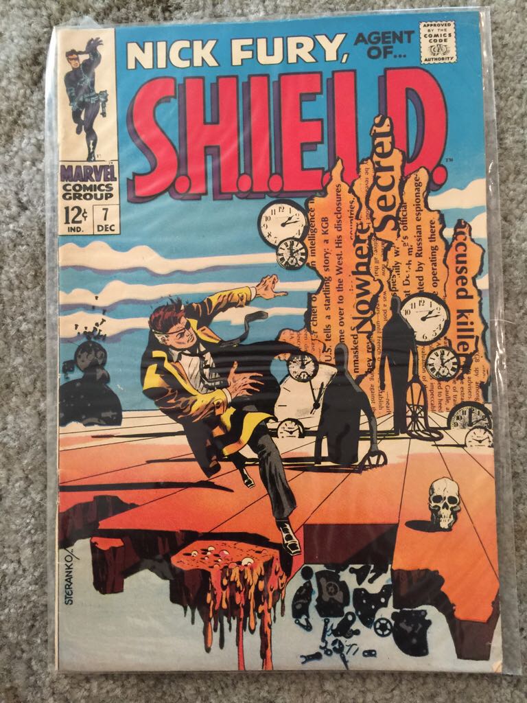 Nick Fury Agent Of Shield - A Marvel Magazine (7 - Dec 1968) comic book collectible [Barcode 024885211535] - Main Image 1