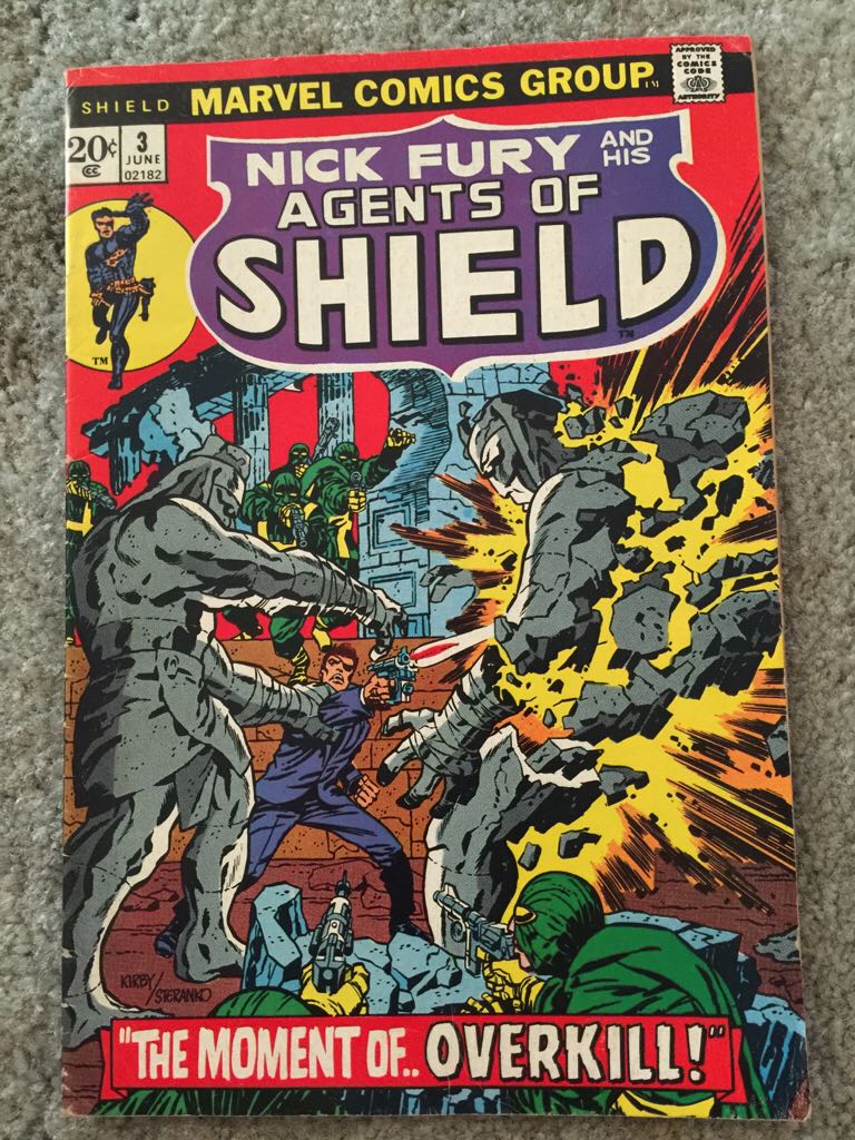 Nick Fury Agent Of Shield - Marvel Comics (3 - Jun 1973) comic book collectible [Barcode 024885211535] - Main Image 1