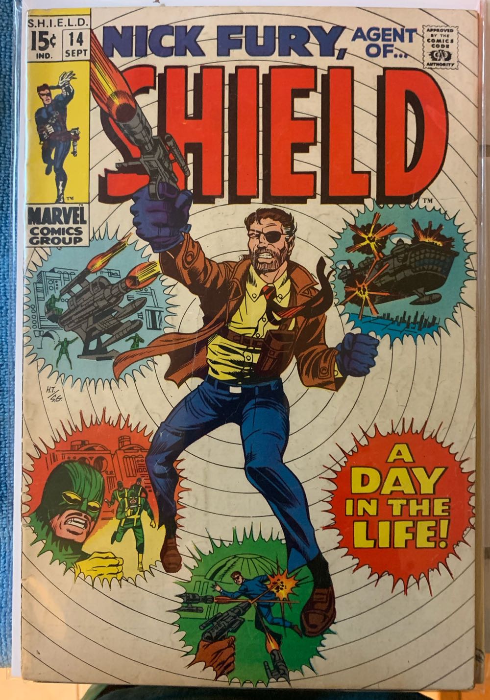 Nick Fury, Agent of S.H.I.E.L.D. - Marvel Comics (14 - Sep 1969) comic book collectible [Barcode 024885211535] - Main Image 2