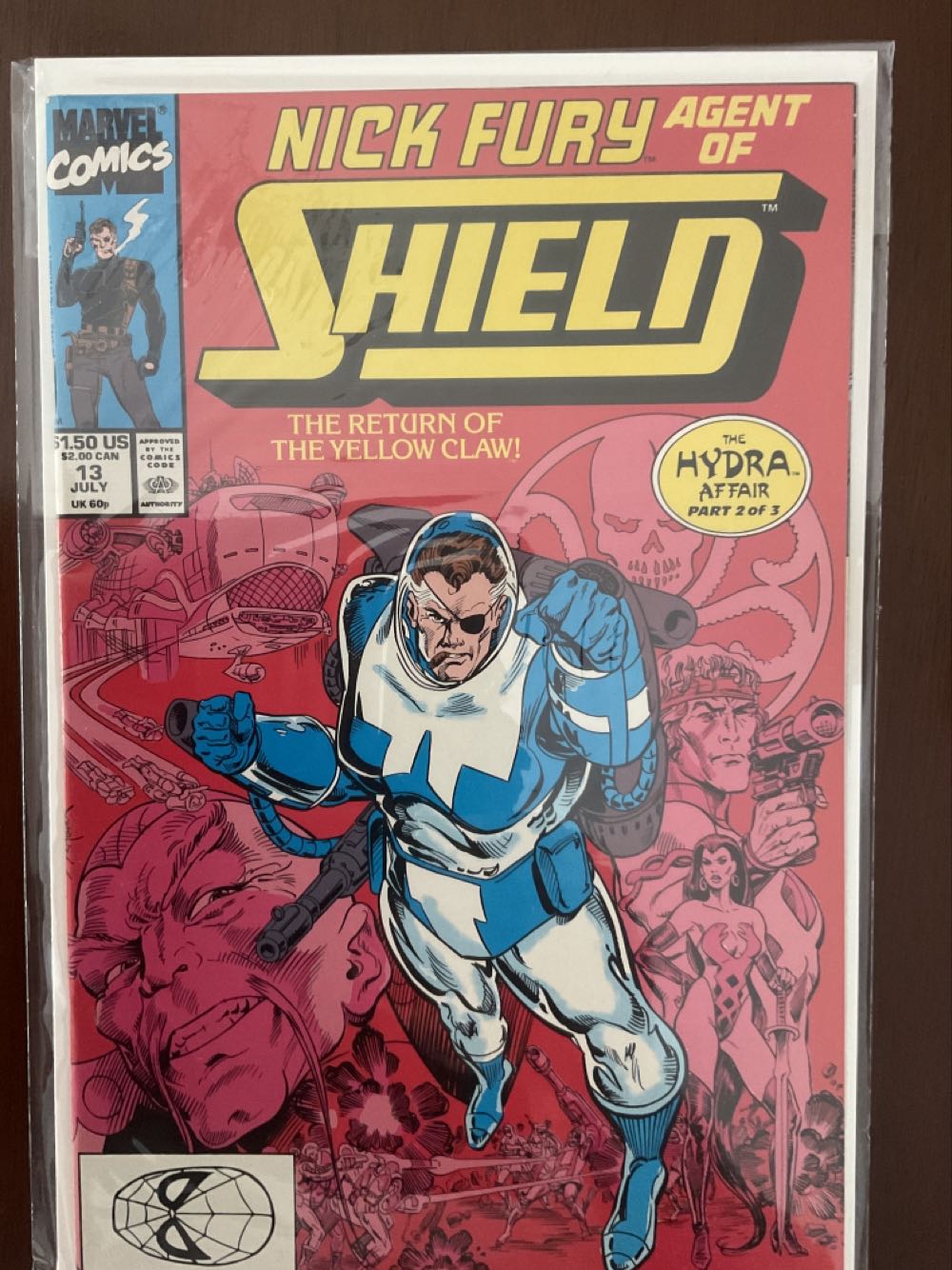 Nick Fury Agent of Shield - Marvel Comics Group (13 - Jul 1990) comic book collectible [Barcode 024885211535] - Main Image 2