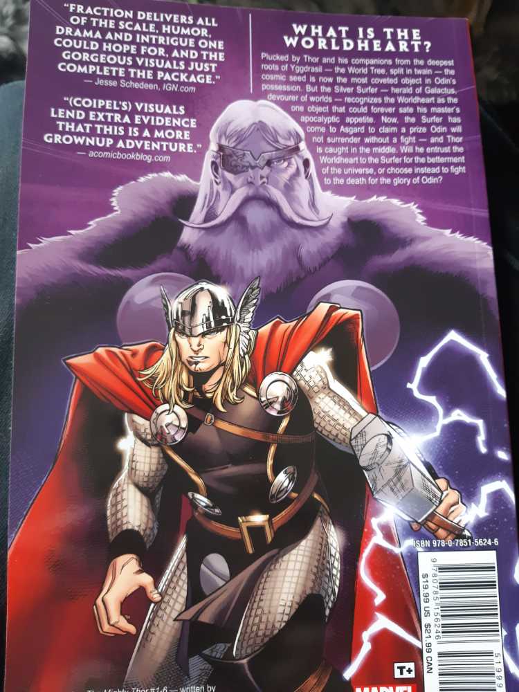 Mighty Thor, The. Fraction & Copiel - Marvel (1) comic book collectible [Barcode 9780785156246] - Main Image 2