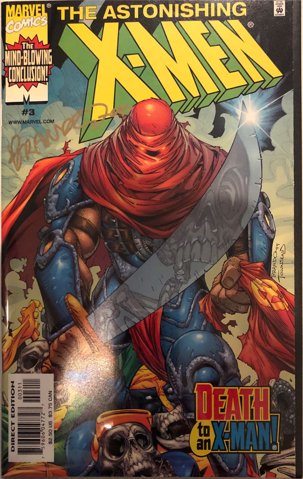 The Astonishing X-Men (Vol. 2) - Marvel Comics (3 - Nov 1999) comic book collectible [Barcode 75960604772700311] - Main Image 2