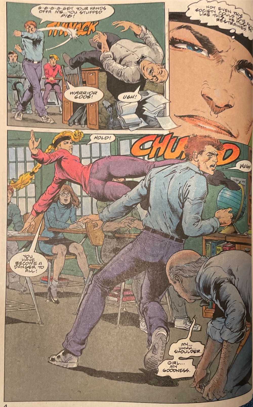 Samuree Mistress Of The Martial Arts - Charlton Comics (8 - 11/1990) comic book collectible [Barcode 071896474626] - Main Image 3