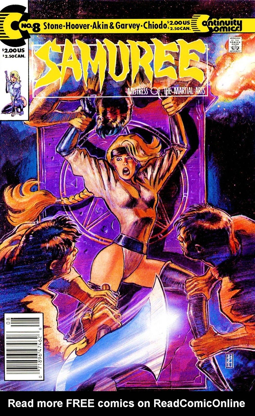 Samuree: Mistress Of The Martial Arts - Continuity Comics (4 - Jan 1989) comic book collectible [Barcode 071896474626] - Main Image 3