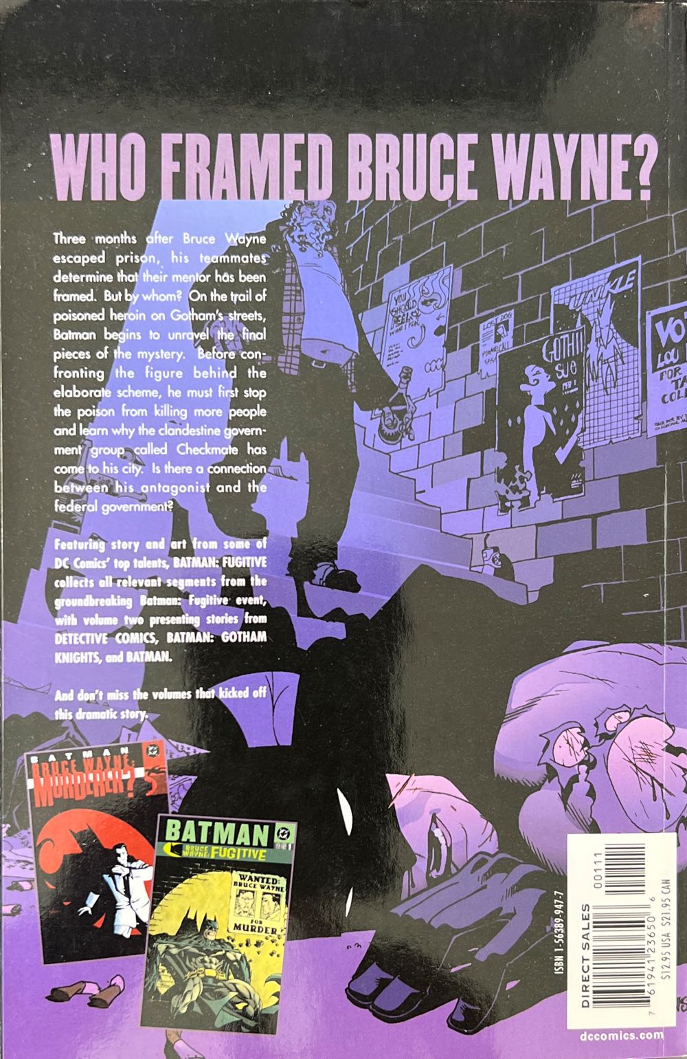 Batman: OC 34: Bruce Wayne: Fugitive Vol. 2 - DC Comics (605) comic book collectible [Barcode 761941236506] - Main Image 2