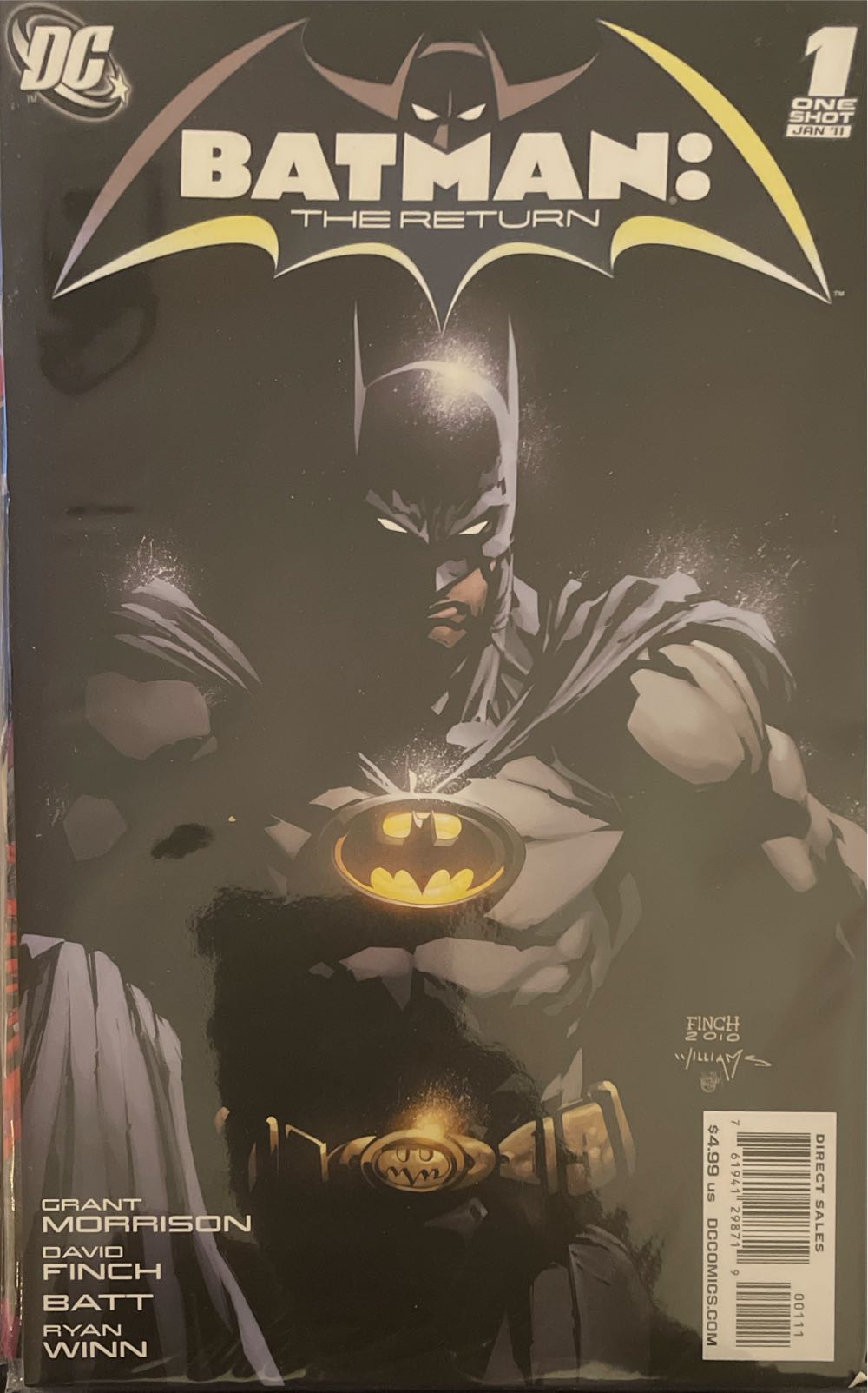 Batman The Return #1 - DC Comics (1 - Jan 2011) comic book collectible [Barcode 76194129871900111] - Main Image 3