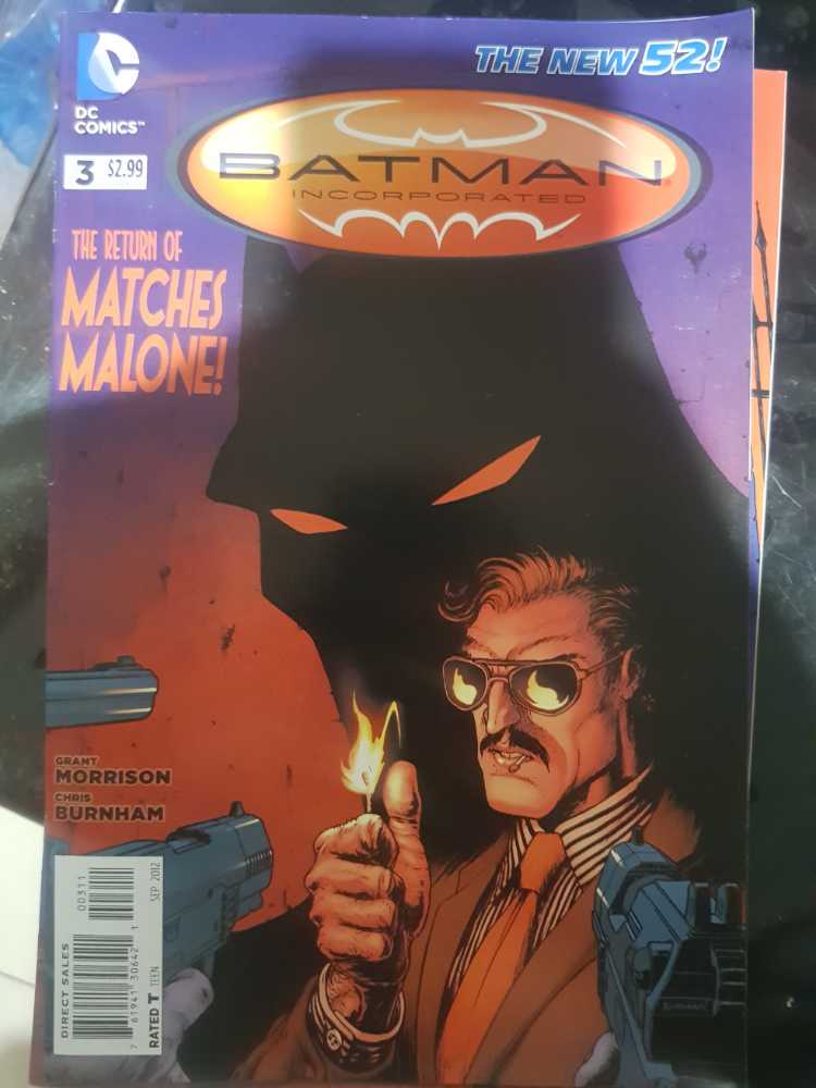 Batman Incorporated (2012)(New 52) - DC Comics (3 - Sept 2012) comic book collectible [Barcode 76194130642100311] - Main Image 2