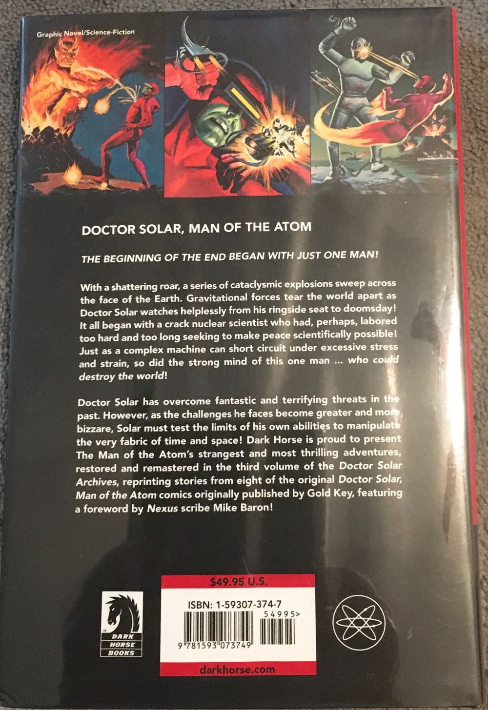Doctor Solar Archives Vol. 3 - Dark Horse Books (3) comic book collectible [Barcode 9781593073749] - Main Image 2
