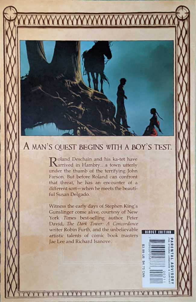 The Dark Tower: The Gunslinger Born (2007) - Marvel Comics (3 - Jun 2007) comic book collectible [Barcode 75960605877800311] - Main Image 2