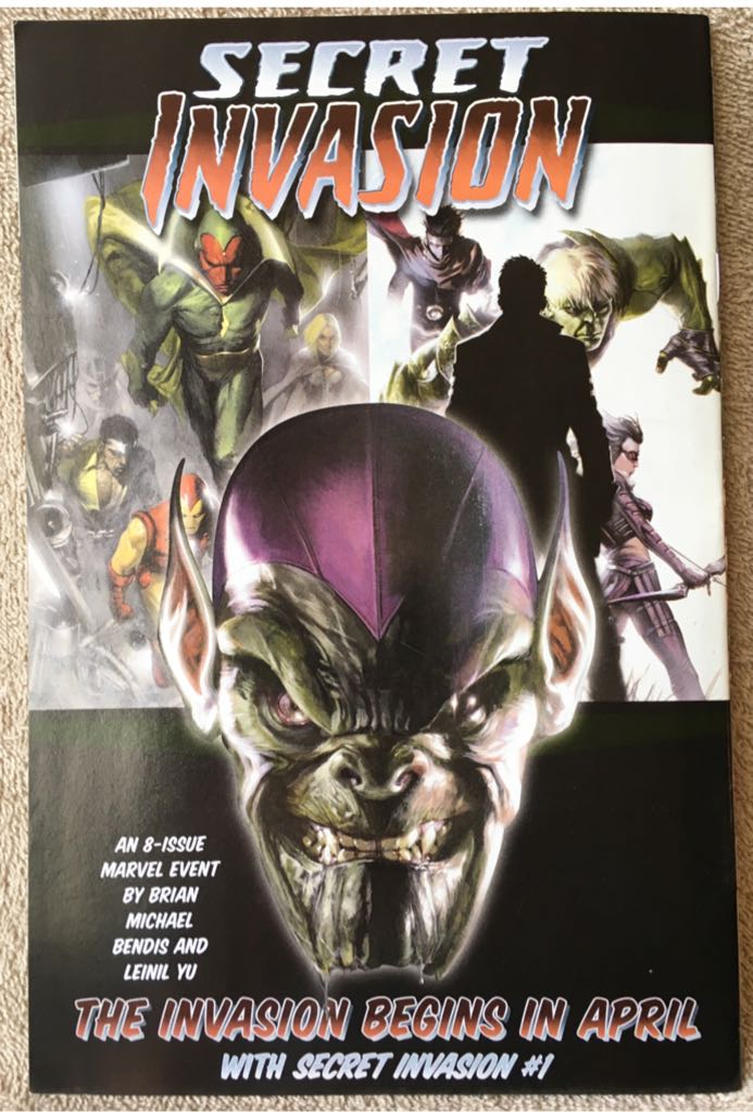 Secret Invasion Saga - Marvel Comics (0 - Apr 2008) comic book collectible [Barcode 759606064007] - Main Image 2