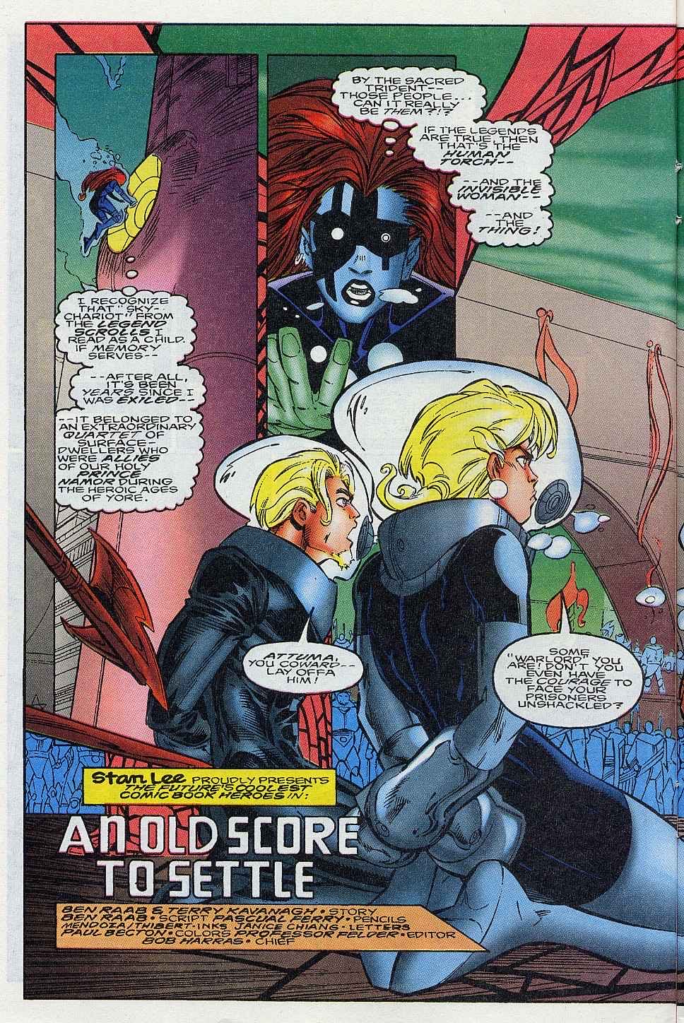 Fantastic Four 2099 - Marvel Comics (7 - Jul 1996) comic book collectible [Barcode 759606042975] - Main Image 2