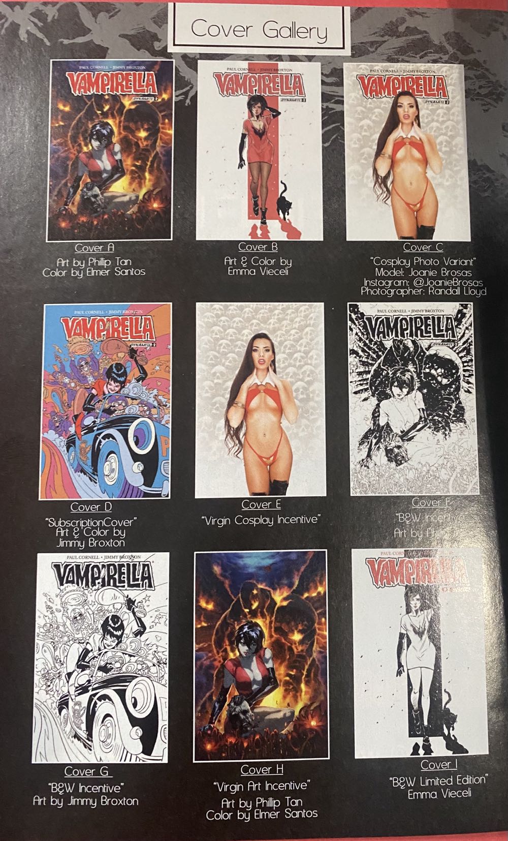 Vampirella - Dynamite (2) comic book collectible [Barcode 72513025568602031] - Main Image 3