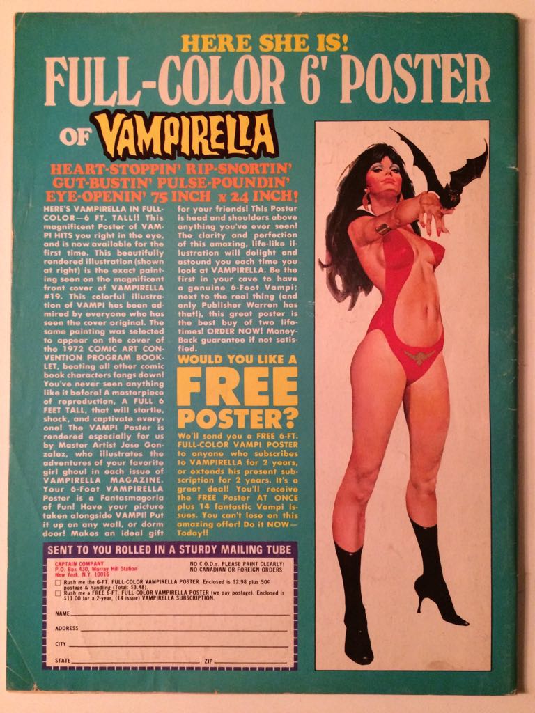 Vampirella (Warren)  (20) comic book collectible - Main Image 2