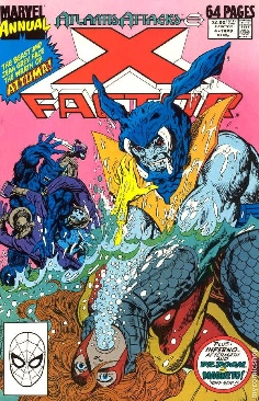 X-Factor: Annual - Marvel (4 - Oct 1989) comic book collectible [Barcode 071486025825] - Main Image 1