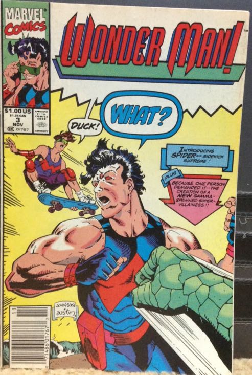 Wonder Man V. 2 - Marvel (3 - Nov 1991) comic book collectible [Barcode 071486017677] - Main Image 1