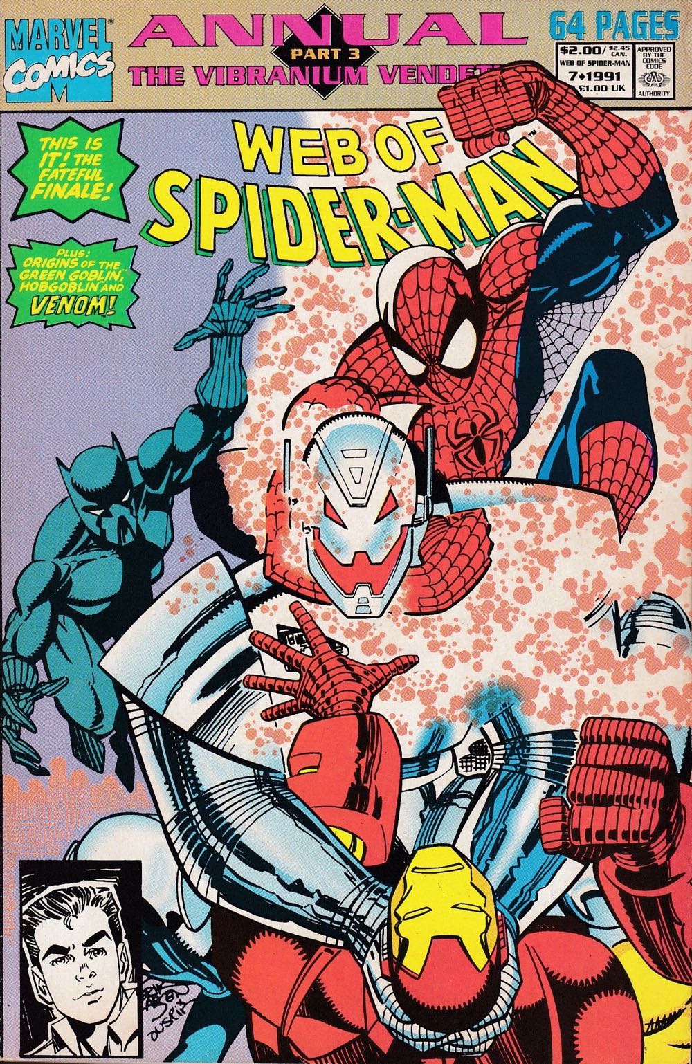 Web Of Spider-Man: Annual - Marvel Comics (7 - May 1991) comic book collectible [Barcode 759606028658] - Main Image 3