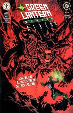 Green Lantern Vs Aliens - Dark Horse Comics / DC Comics (4) comic book collectible [Barcode 6156899139] - Main Image 1
