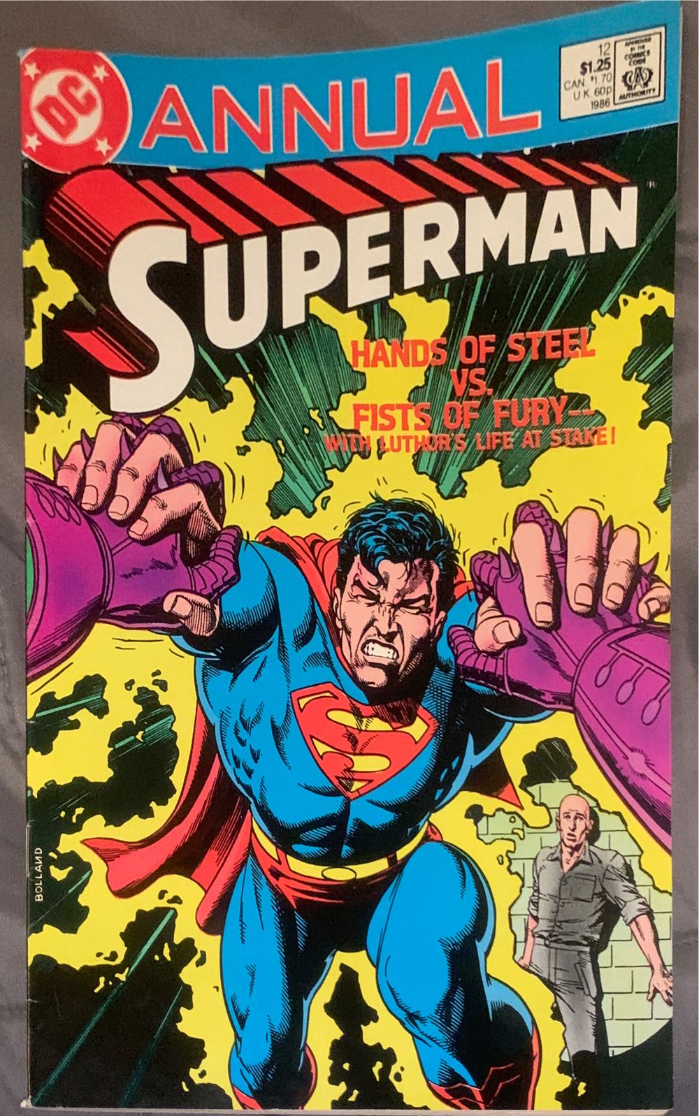 Superman Vol 1 Annual - DC Comics (12 - Aug 1986) comic book collectible [Barcode 070989332911] - Main Image 2