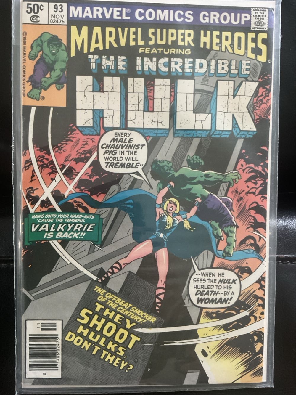 Marvel Super-Heroes - Marvel (93 - Nov 1980) comic book collectible [Barcode 7148602475] - Main Image 2