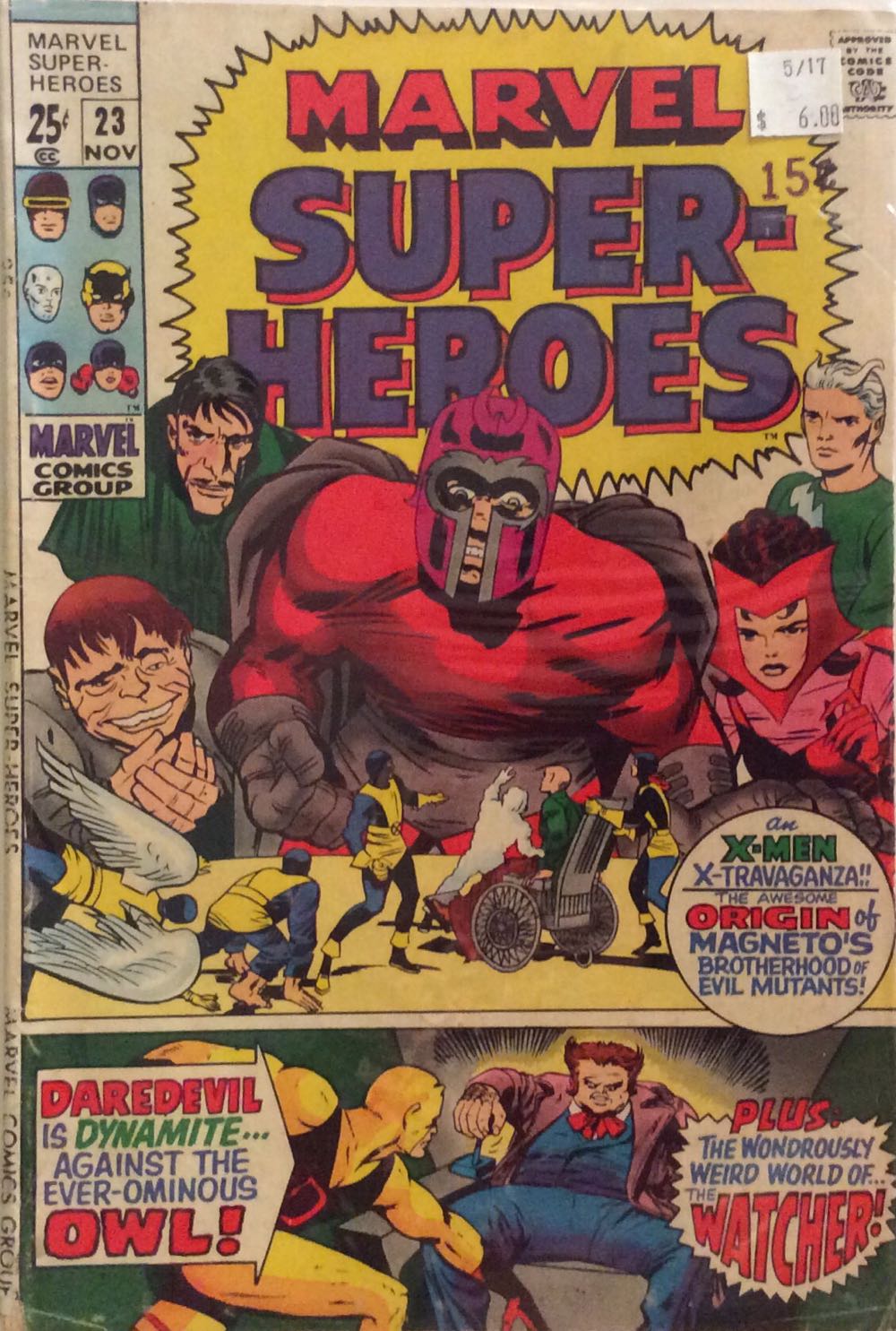 Marvel Super-Heroes - Marvel Comics (23 - 11/1969) comic book collectible [Barcode 7148602475] - Main Image 2