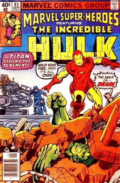 Hulk Marvel Super Heroes V1 #83  (83) comic book collectible - Main Image 1