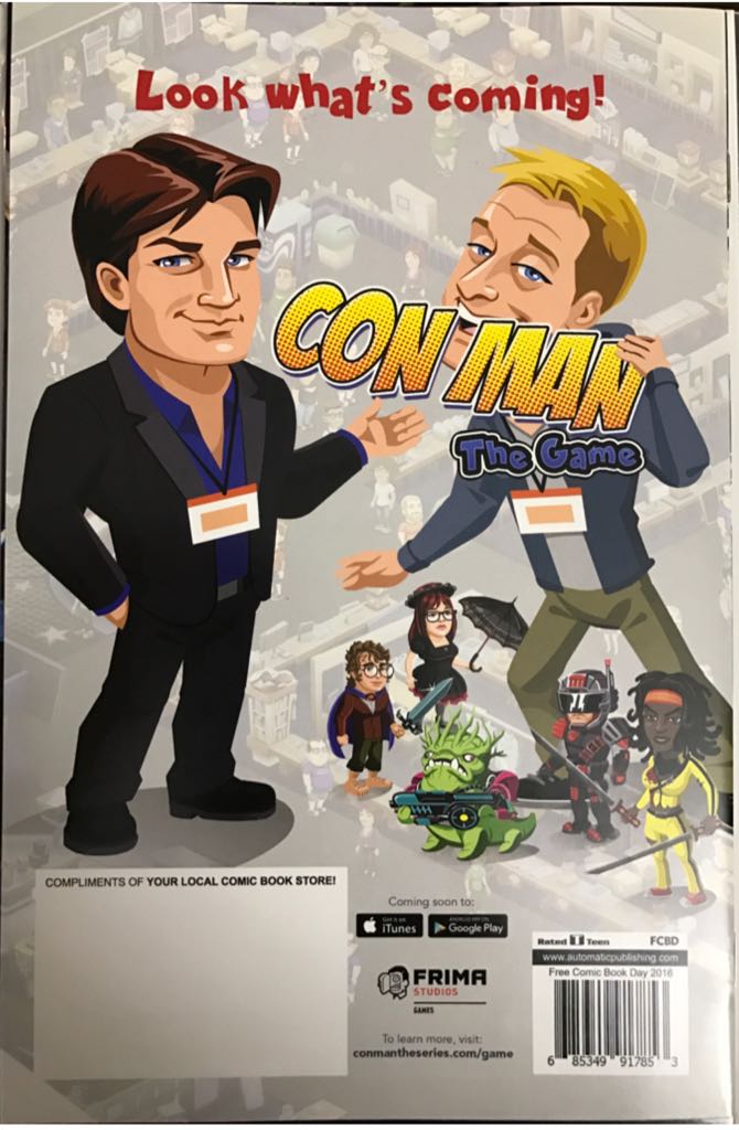 Spectrum - FCBD - Automatic Publishing (0 - May 2016) comic book collectible [Barcode 685349917853] - Main Image 2