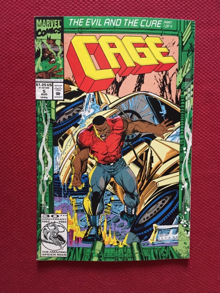 Cage - Marvel Comics (5 - Aug 1992) comic book collectible [Barcode 009281019176] - Main Image 2
