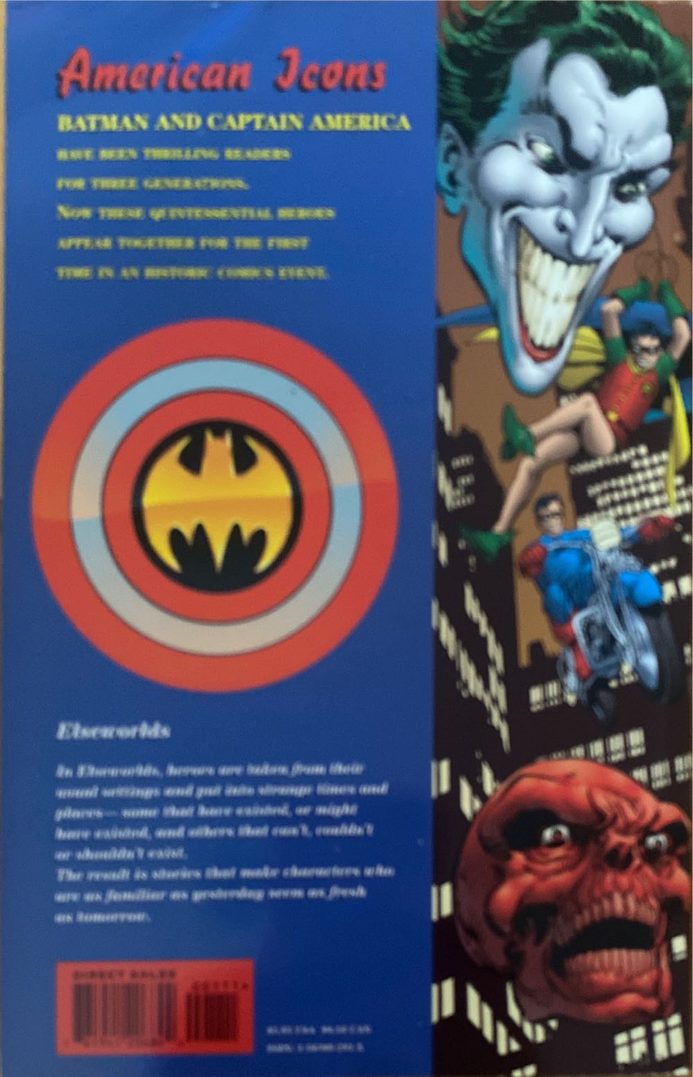 Batman and Captain America - DC/Marvel Comics (1) comic book collectible [Barcode 761941206844] - Main Image 2
