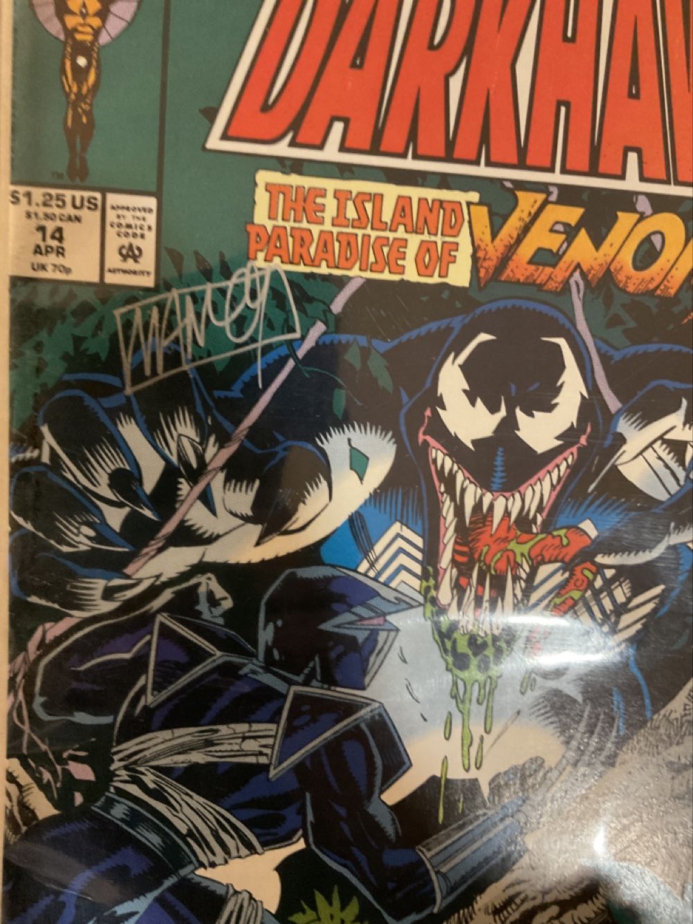 Darkhawk - Marvel (14 - Apr 1992) comic book collectible [Barcode 071486017745] - Main Image 2