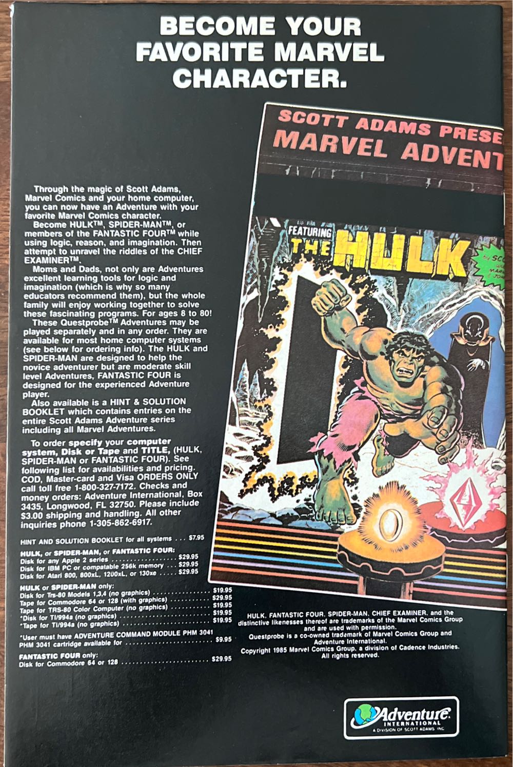 Cloak And Dagger - Marvel 25th Anniversary (6 - May 1986) comic book collectible [Barcode 759606071326] - Main Image 2