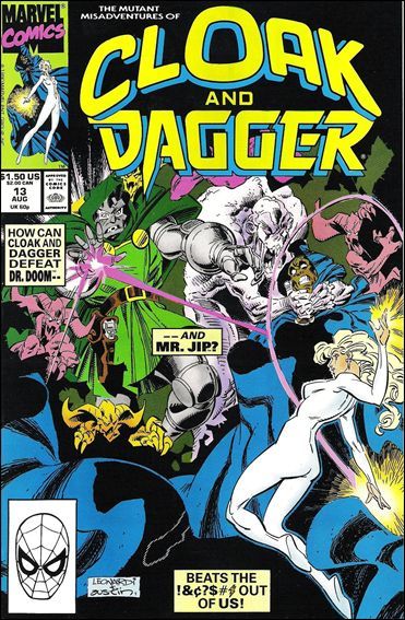 The Mutant Misadventures of Cloak and Dagger - Marvel (13 - Aug 1990) comic book collectible [Barcode 759606071326] - Main Image 1