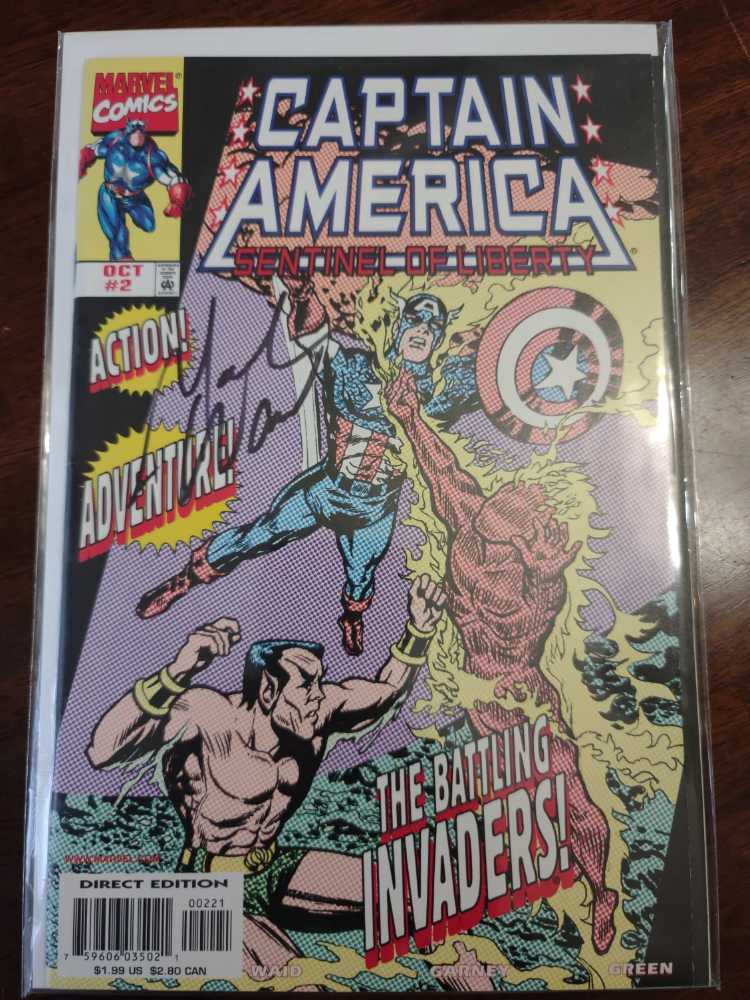 Captain America: Sentinel Of Liberty - Marvel (2 - Oct 1998) comic book collectible [Barcode 759606035021] - Main Image 2