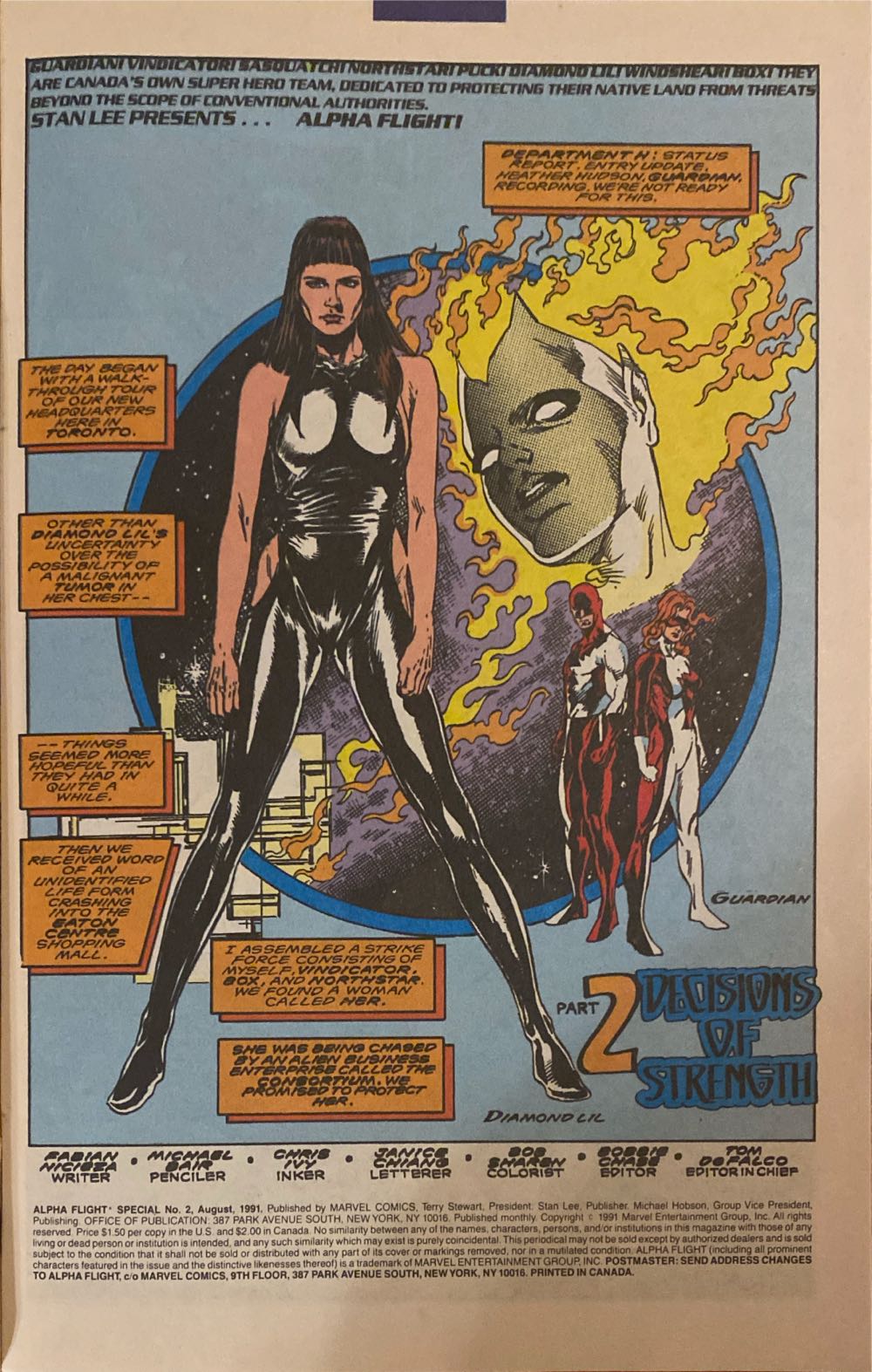 Alpha Flight Special - Marvel Comics (2 - Aug 1991) comic book collectible [Barcode 071486020288] - Main Image 3