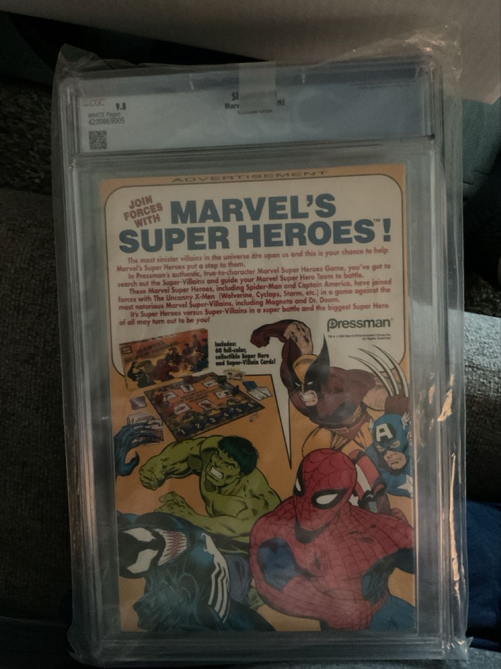 The Awesome Slapstick - Marvel Comics (1 - Nov 1992) comic book collectible [Barcode 009281011279] - Main Image 2